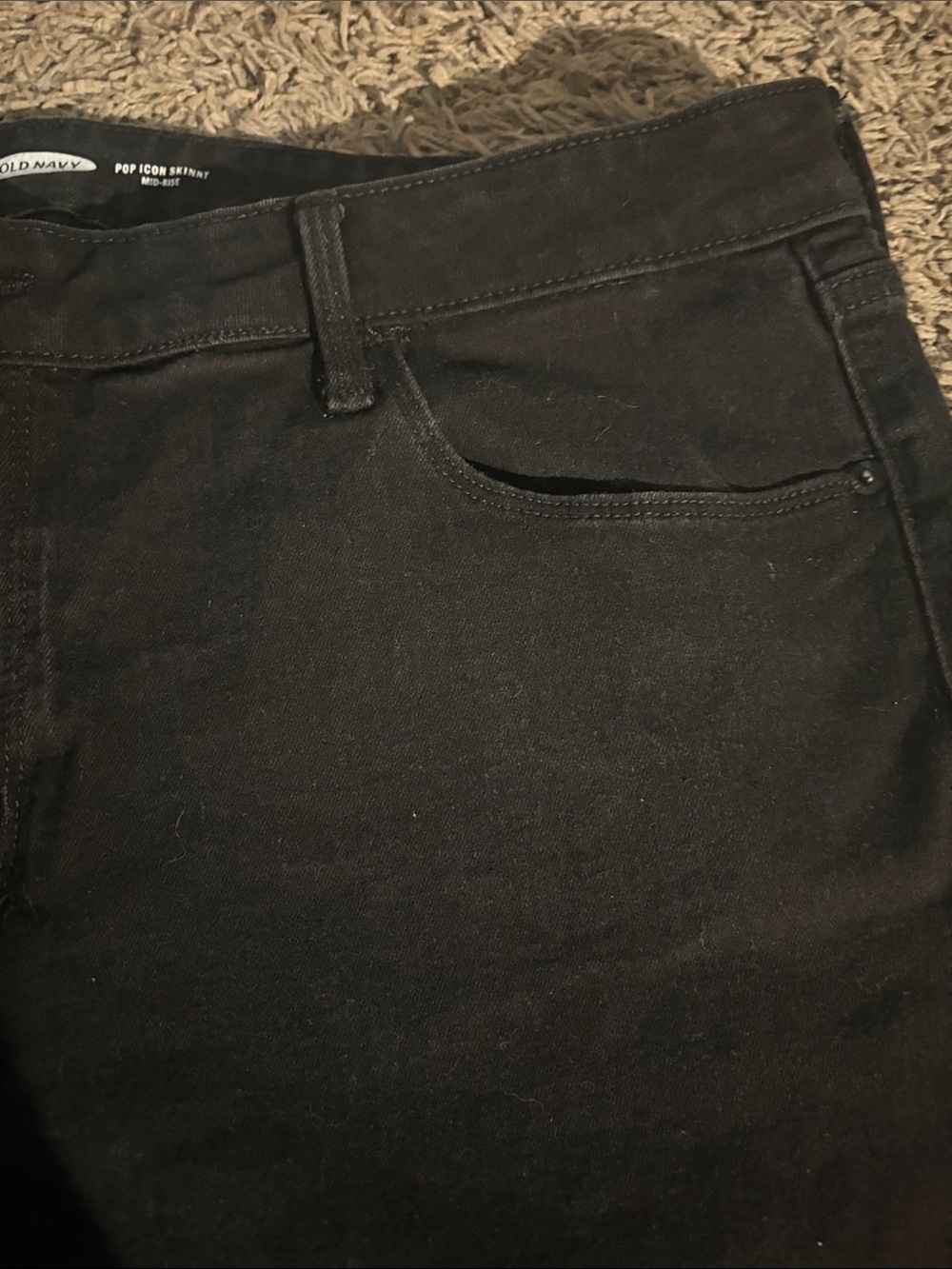 Old Navy Black Pop Icon Skinny Jeans - Picture 4 of 7